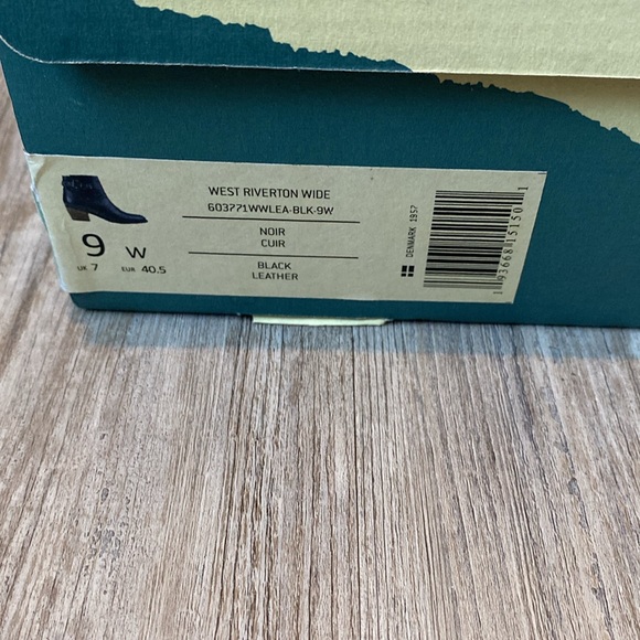 earth West Riverton Boot, Black, Size 9W - Picture 3 of 8